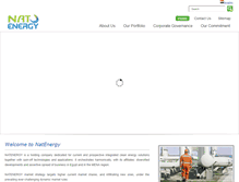 Tablet Screenshot of natenergy.com.eg